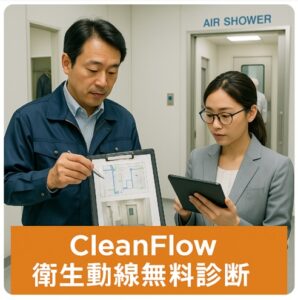 CleanFlow 衛生動線診断 | 愛豊工業株式会社